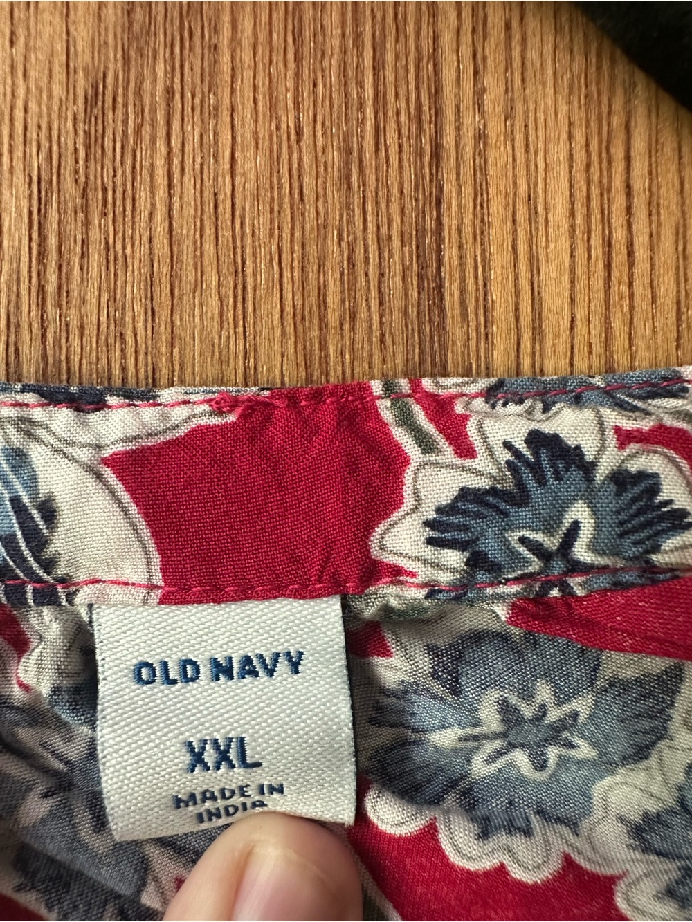 Old Navy Red, Blue, White Floral dress - Picture 2 of 3